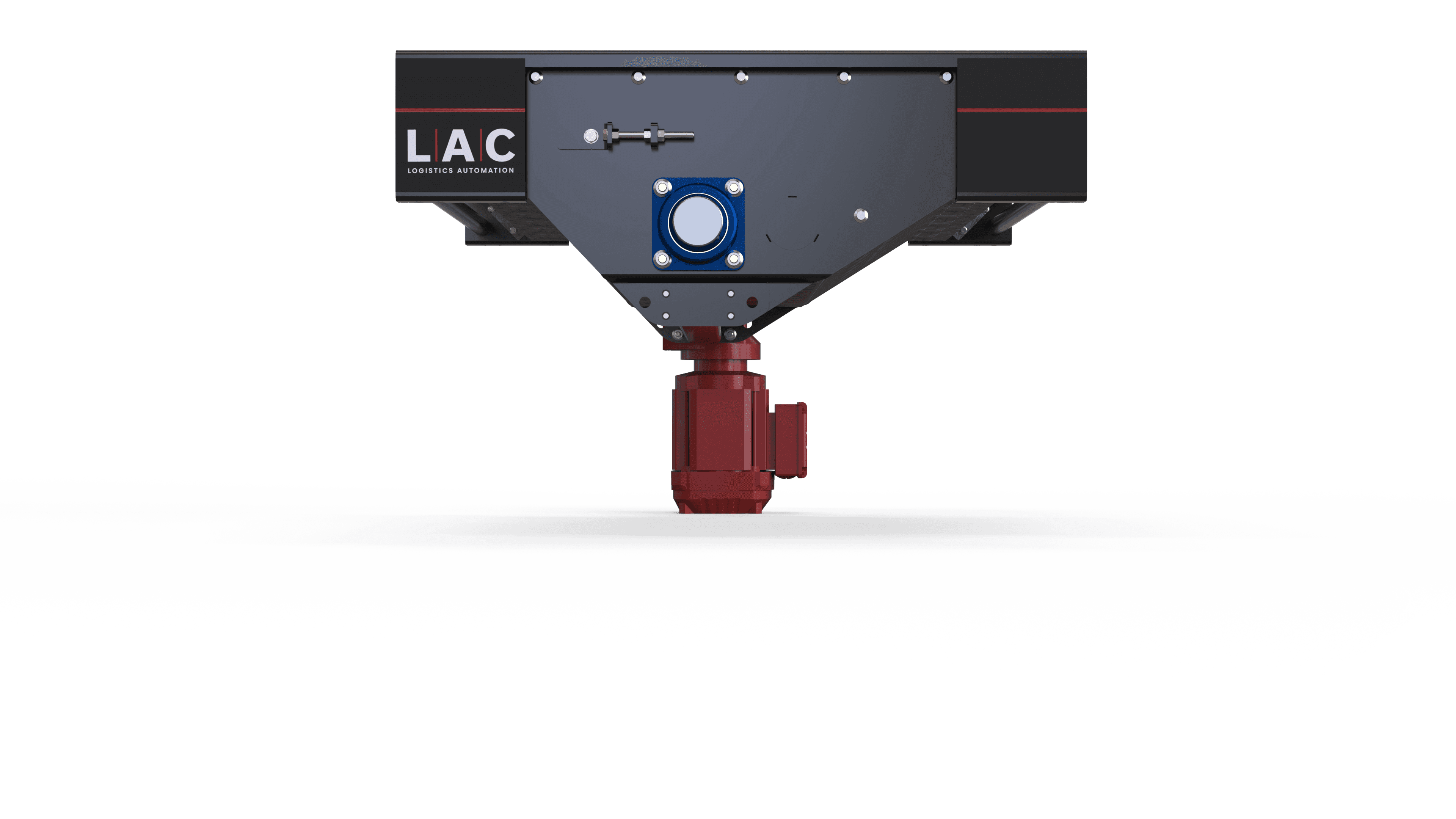 indexing belt conveyor used for automated alignment of products