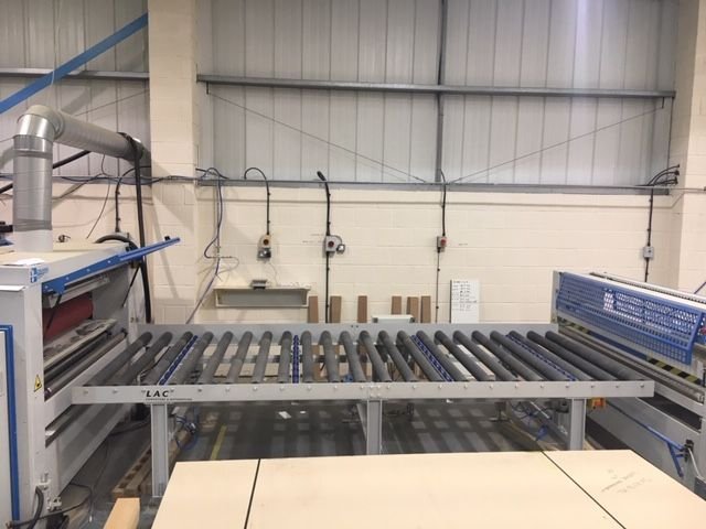 Roller conveyor system delivered by L-A-C provides process solution