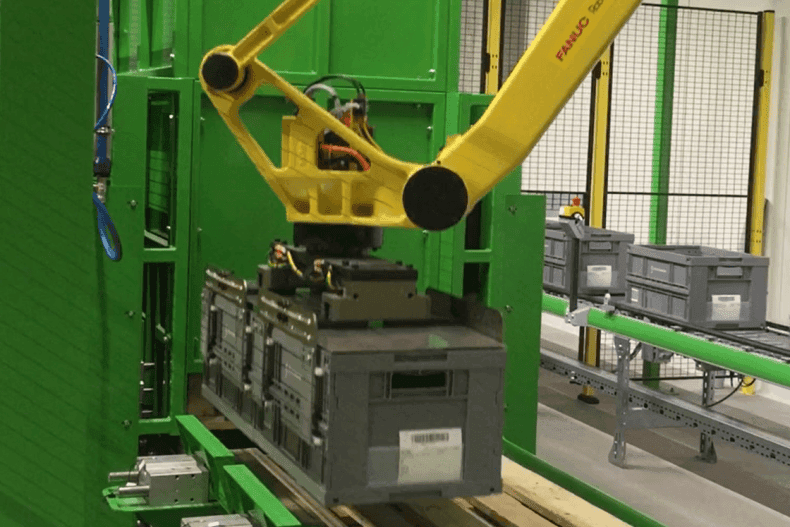 Stack and de-stacker system