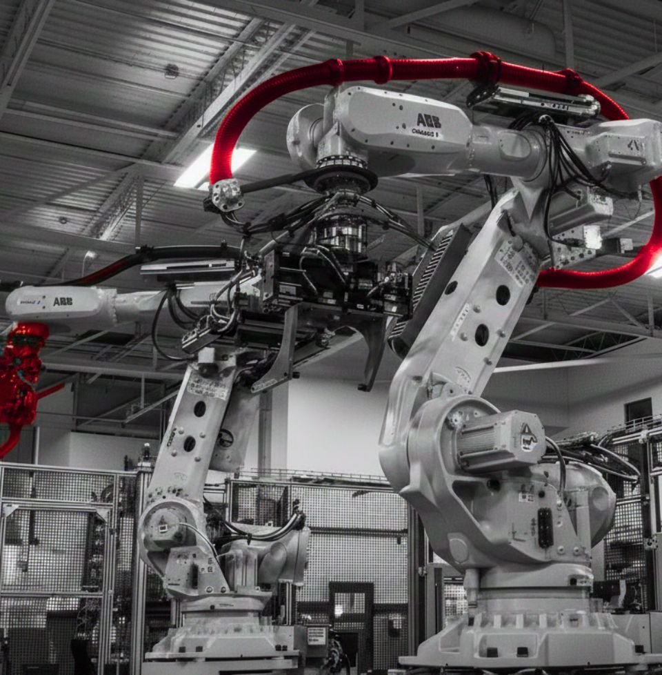 cartesian robot industrail setting