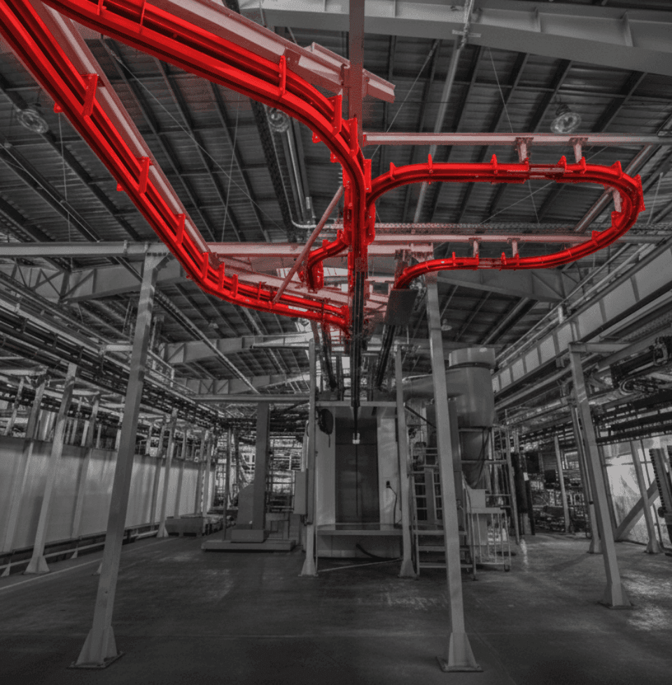 overhead conveyors for manufactoring